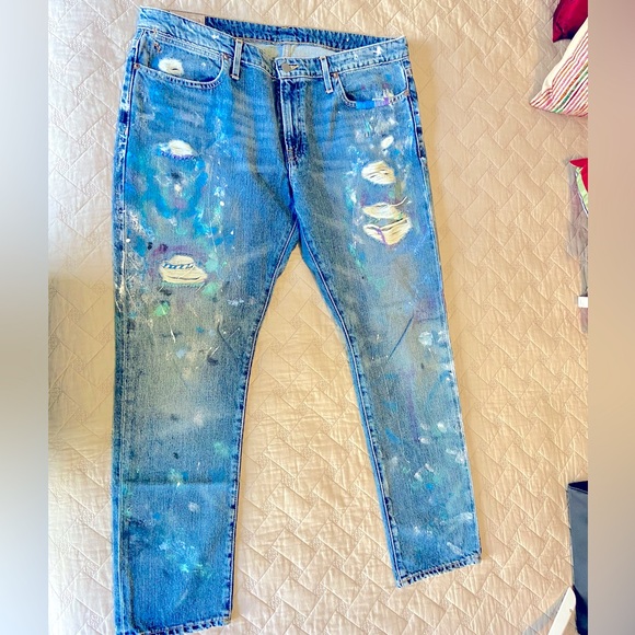 Ralph Lauren Denim - Ralph Lauren Painted Astor Slim Boyfriend Jean